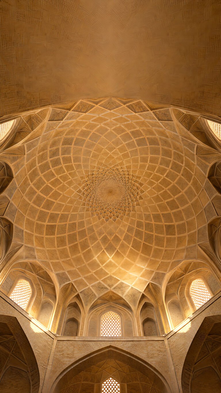 Brick dome of Isfahan, Islamic phone wallpaper