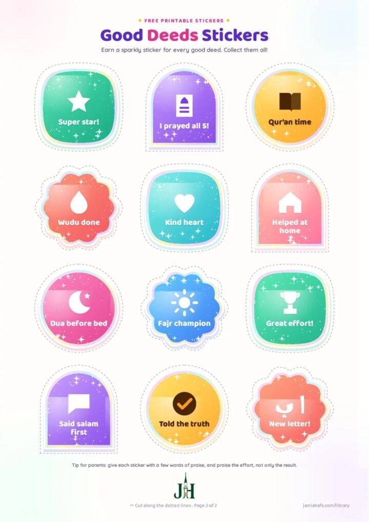 Islamic Stickers for Kids, preview 2