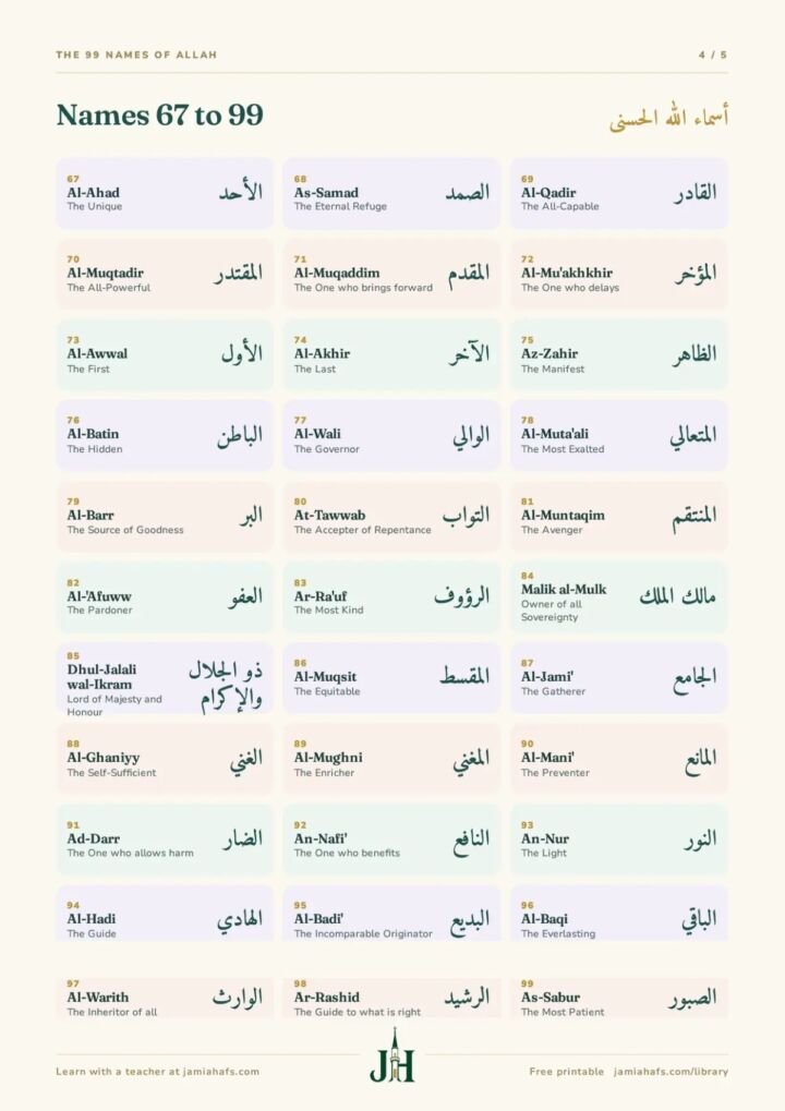 The 99 Names of Allah, preview 4